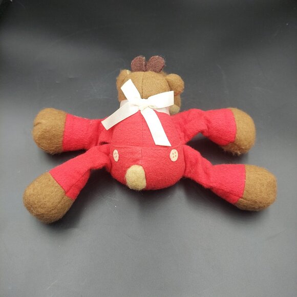4 Vintage 1980s Hallmark Burger King Reindeer Randy Rodney Rhonda Ramona Plush - Picture 8 of 10